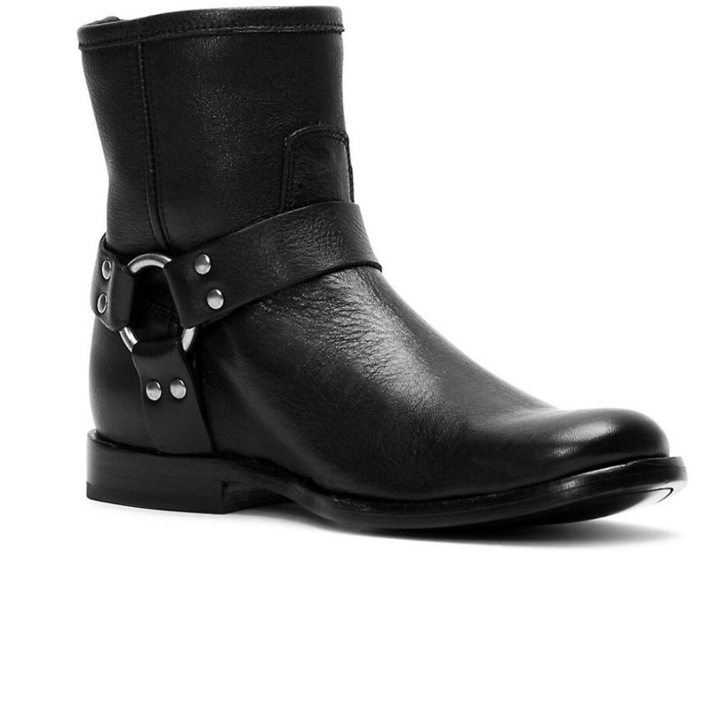Frye Phillip Harness Short Leather Boots